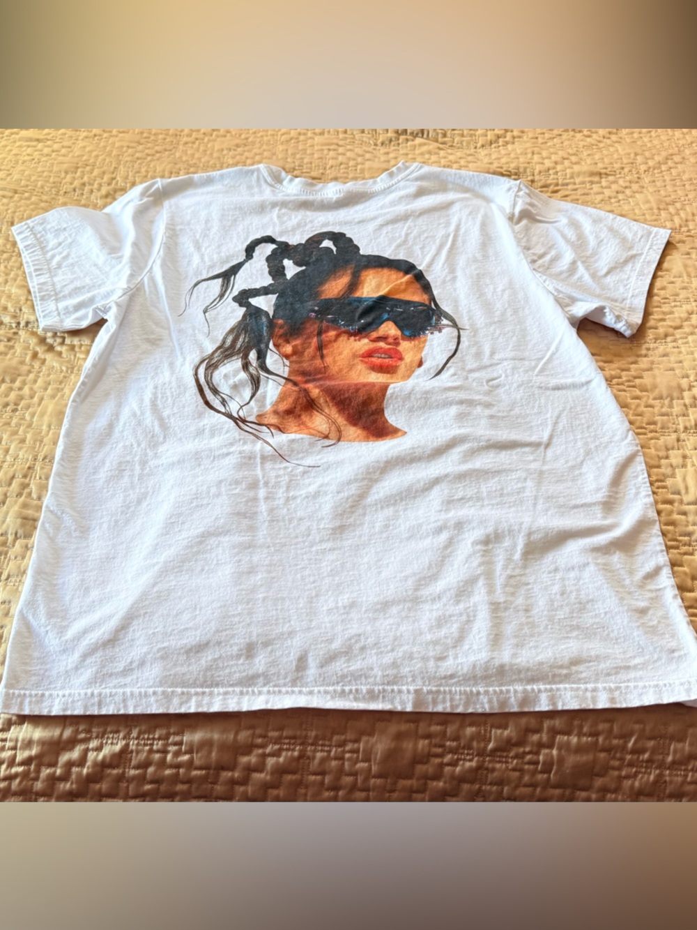 Rosalia Motomami 2022 World Tour Merchandise Shirt, White Sunglasses Graphic 2Xl